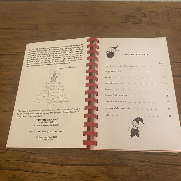 VTG Susan Chrane 1978 Regional Cookbook Local Comb Christmas - Picture 3 of 10
